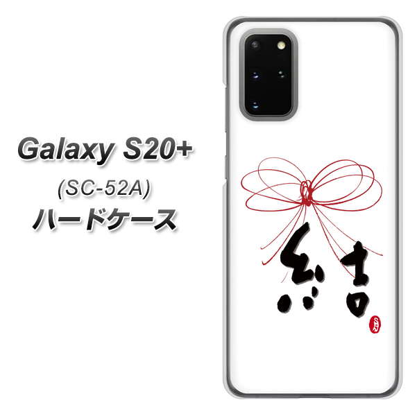 docomo ギャラクシーS20+ SC-52A 高画質仕上げ 背面印刷 ハードケース【OE831 結】