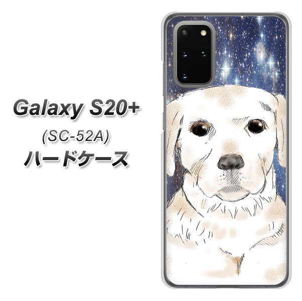 docomo ギャラクシーS20+ SC-52A 高画質仕上げ 背面印刷 ハードケース【YD820 ラブラドールレトリバー01】
