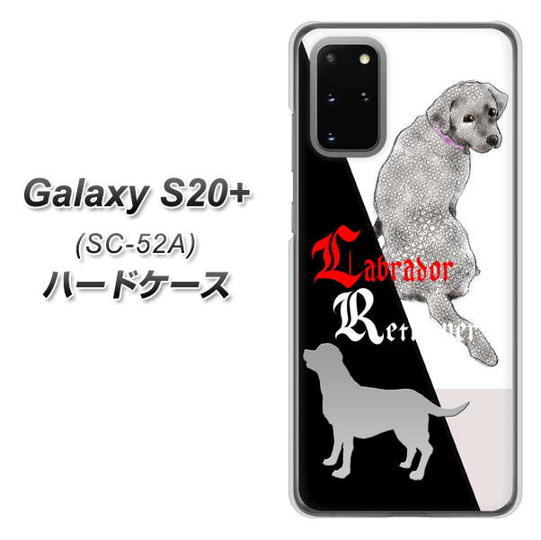 docomo ギャラクシーS20+ SC-52A 高画質仕上げ 背面印刷 ハードケース【YD822 ラブラドールレトリバー03】