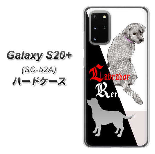 docomo ギャラクシーS20+ SC-52A 高画質仕上げ 背面印刷 ハードケース【YD822 ラブラドールレトリバー03】