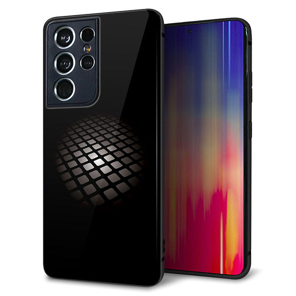 docomo ギャラクシーS21 ウルトラ 5G SC-52B 強化ガラス&TPUスマホケース ガラプリ【607 サイエンスコア】