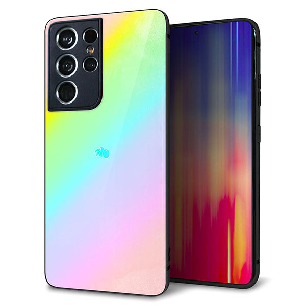 docomo ギャラクシーS21 ウルトラ 5G SC-52B 強化ガラス&TPUスマホケース ガラプリ【YJ287 デザイン】