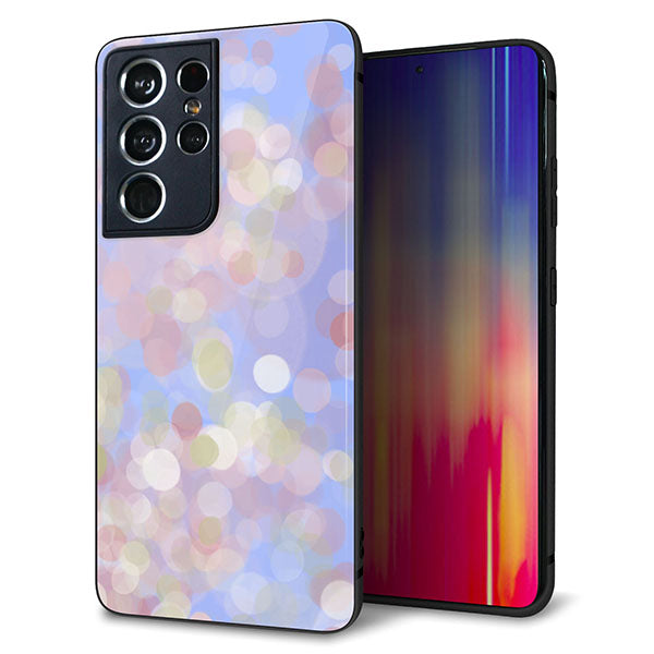 docomo ギャラクシーS21 ウルトラ 5G SC-52B 強化ガラス&TPUスマホケース ガラプリ【YJ293 デザイン】