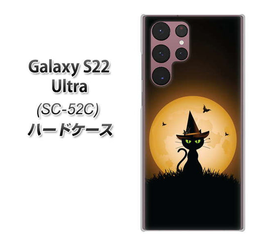 Galaxy S22 Ultra SC-52C docomo 高画質仕上げ 背面印刷 ハードケース【440 猫の魔法使い】