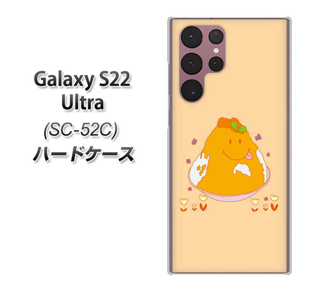 Galaxy S22 Ultra SC-52C docomo 高画質仕上げ 背面印刷 ハードケース【MA904 台湾風かき氷】