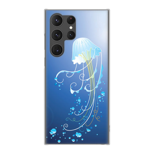 Galaxy S23 Ultra SC-52D docomo 高画質仕上げ 背面印刷 ハードケース 【362 ジェリーフィシュ】