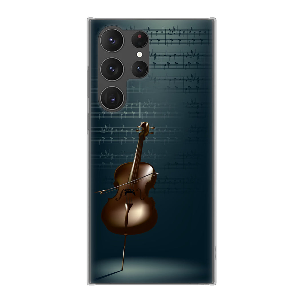 Galaxy S23 Ultra SC-52D docomo 高画質仕上げ 背面印刷 ハードケース 【441 楽譜】
