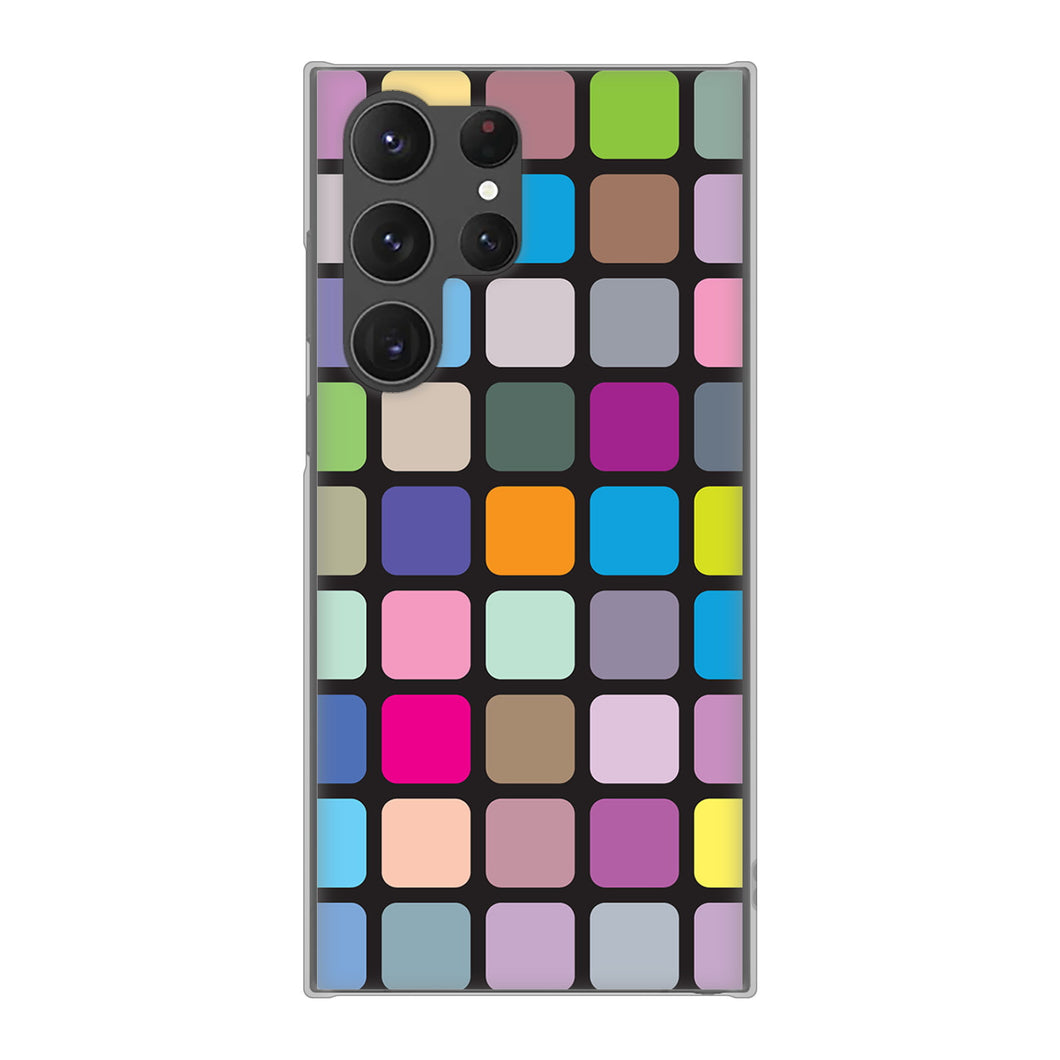 Galaxy S23 Ultra SC-52D docomo 高画質仕上げ 背面印刷 ハードケース 【509 カラースクエア】