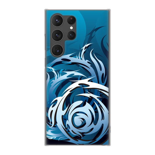 Galaxy S23 Ultra SC-52D docomo 高画質仕上げ 背面印刷 ハードケース 【731 ドラゴンサークル】