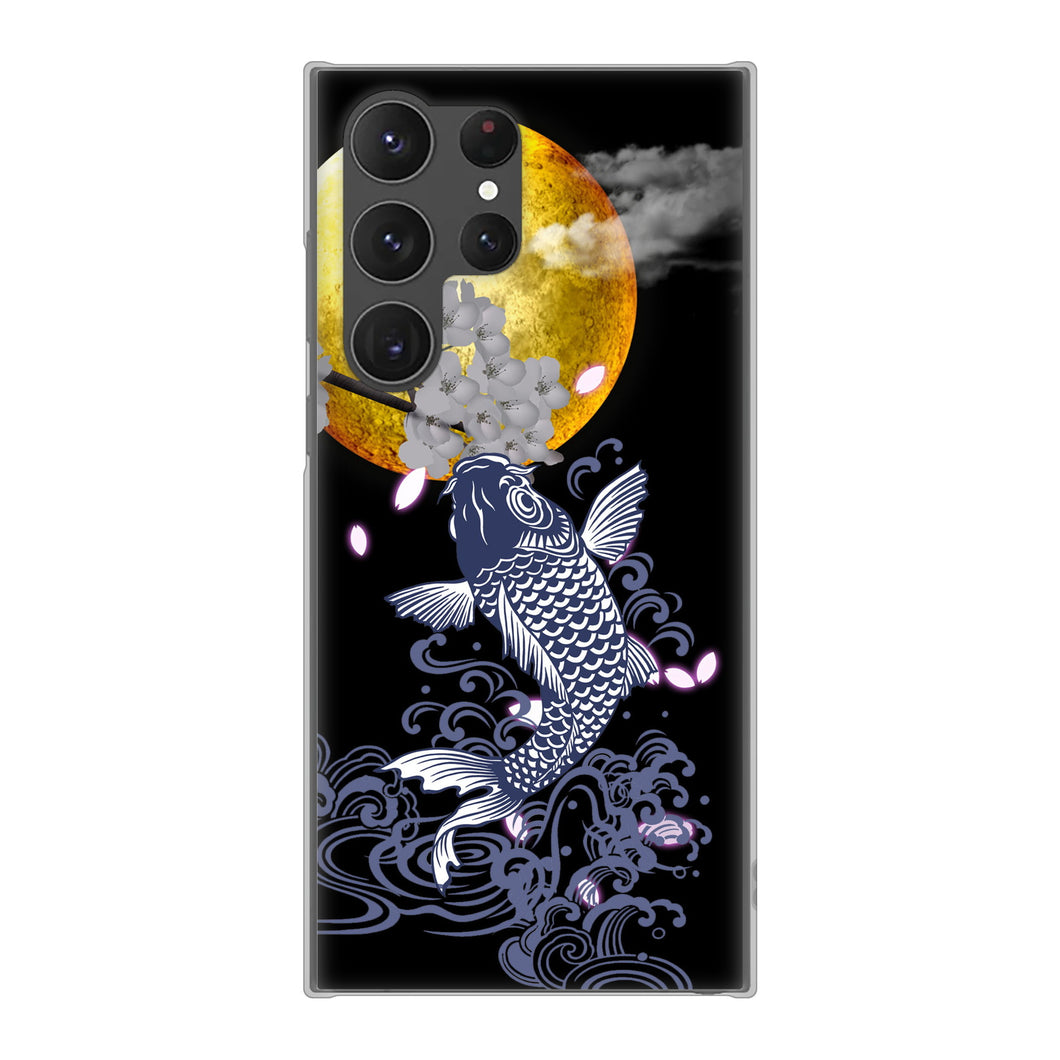 Galaxy S23 Ultra SC-52D docomo 高画質仕上げ 背面印刷 ハードケース 鯉