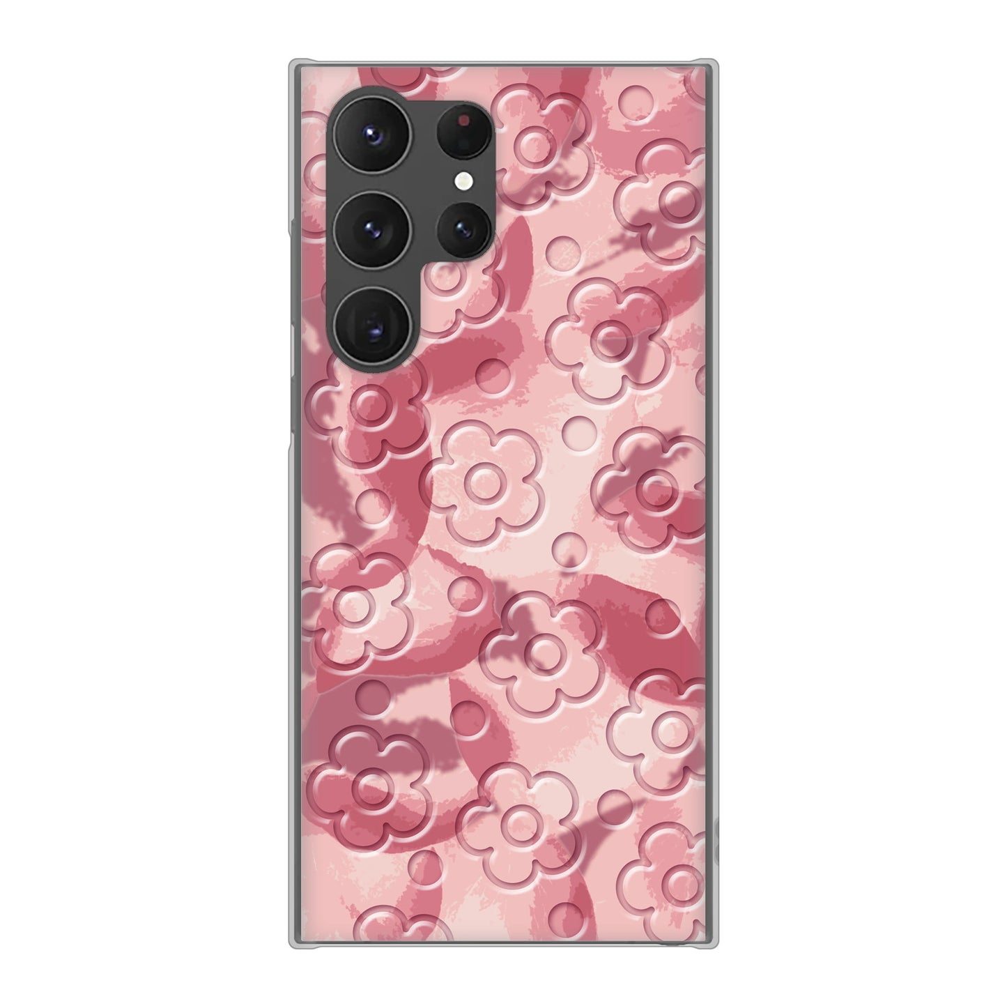 Galaxy S23 Ultra SC-52D docomo 高画質仕上げ 背面印刷 ハードケース フラワーヴェルニ