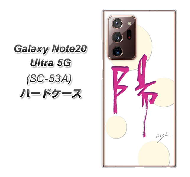 docomo ギャラクシー ノート20 ウルトラ 5G SC-53A 高画質仕上げ 背面印刷 ハードケース【OE833 陽】