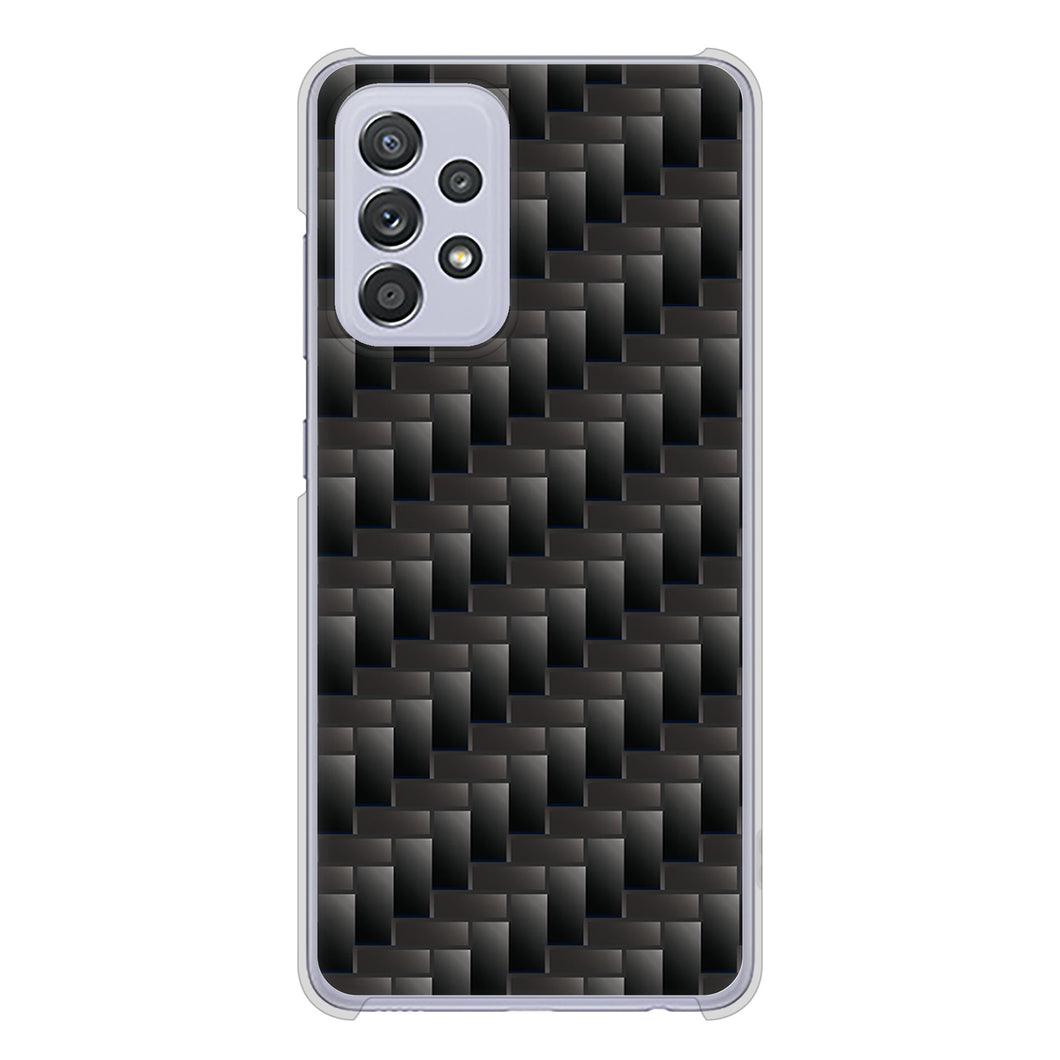 Galaxy A52 5G SC-53B 高画質仕上げ 背面印刷 ハードケース 【461 カーボン】