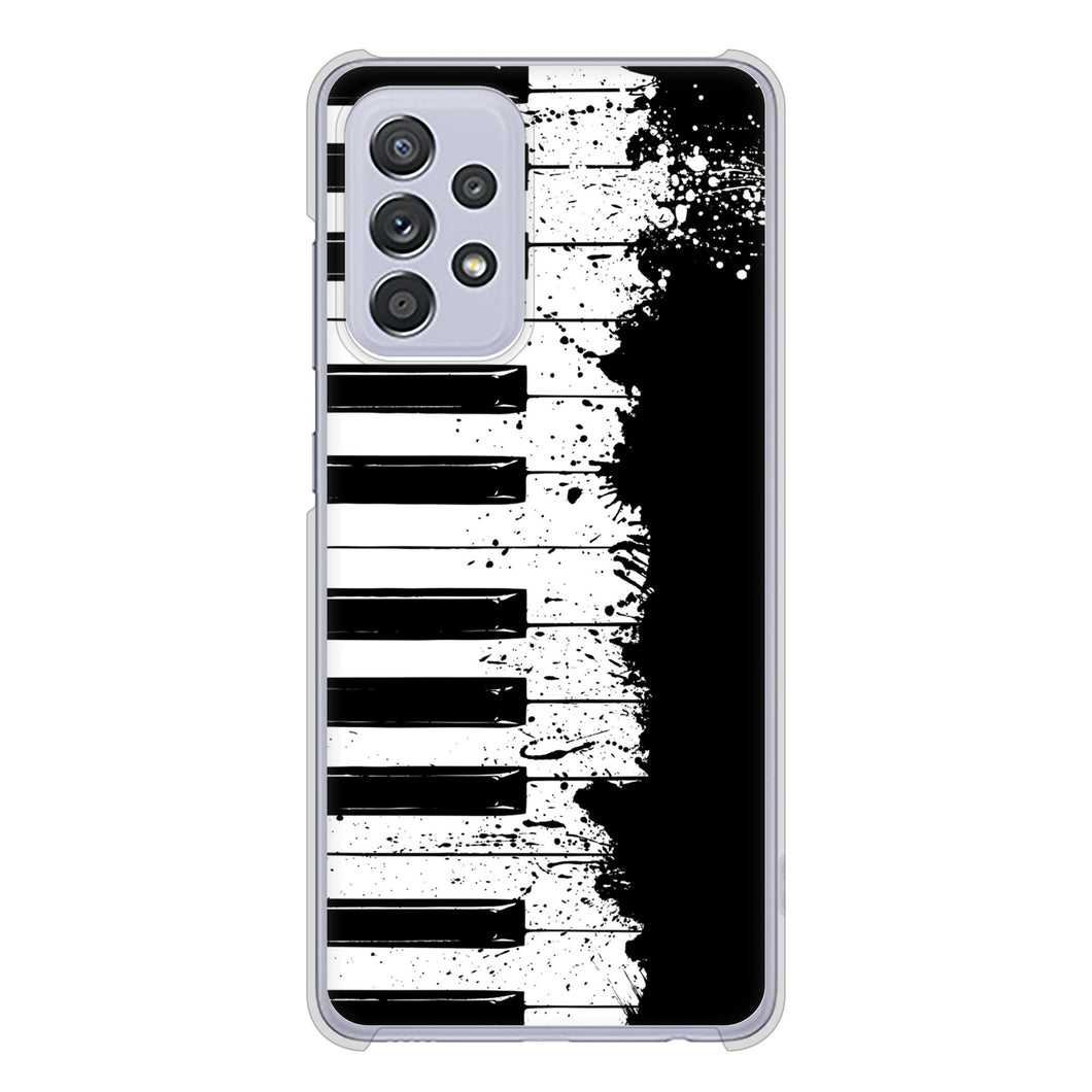 Galaxy A52 5G SC-53B 高画質仕上げ 背面印刷 ハードケース ピアノ