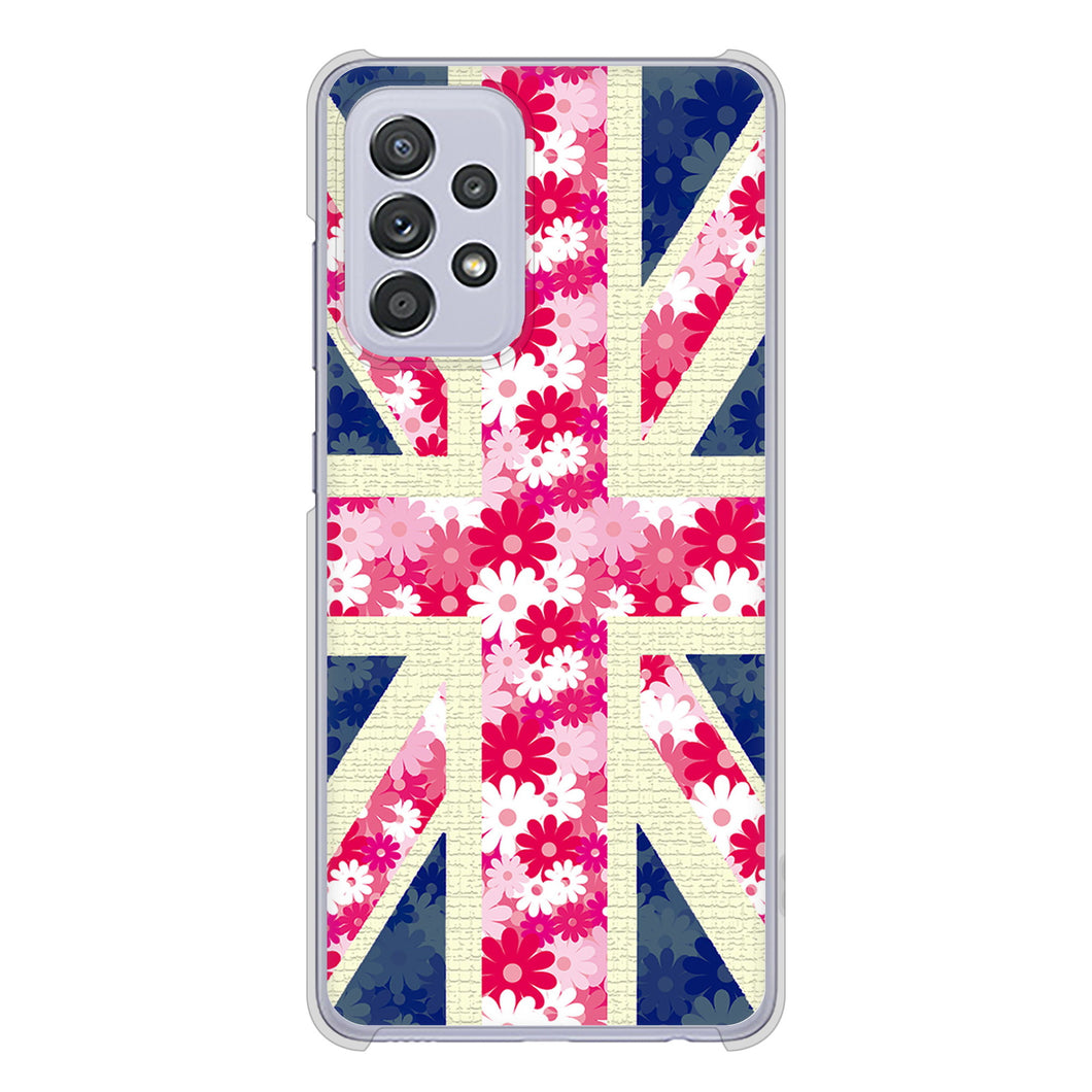 Galaxy A52 5G SC-53B 高画質仕上げ 背面印刷 ハードケース ユニオンジャック