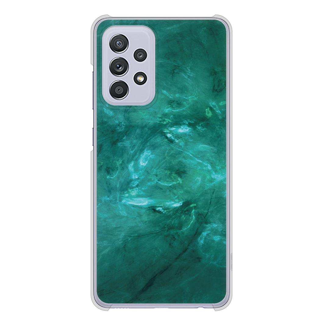 Galaxy A52 5G SC-53B 高画質仕上げ 背面印刷 ハードケース 大理石BK