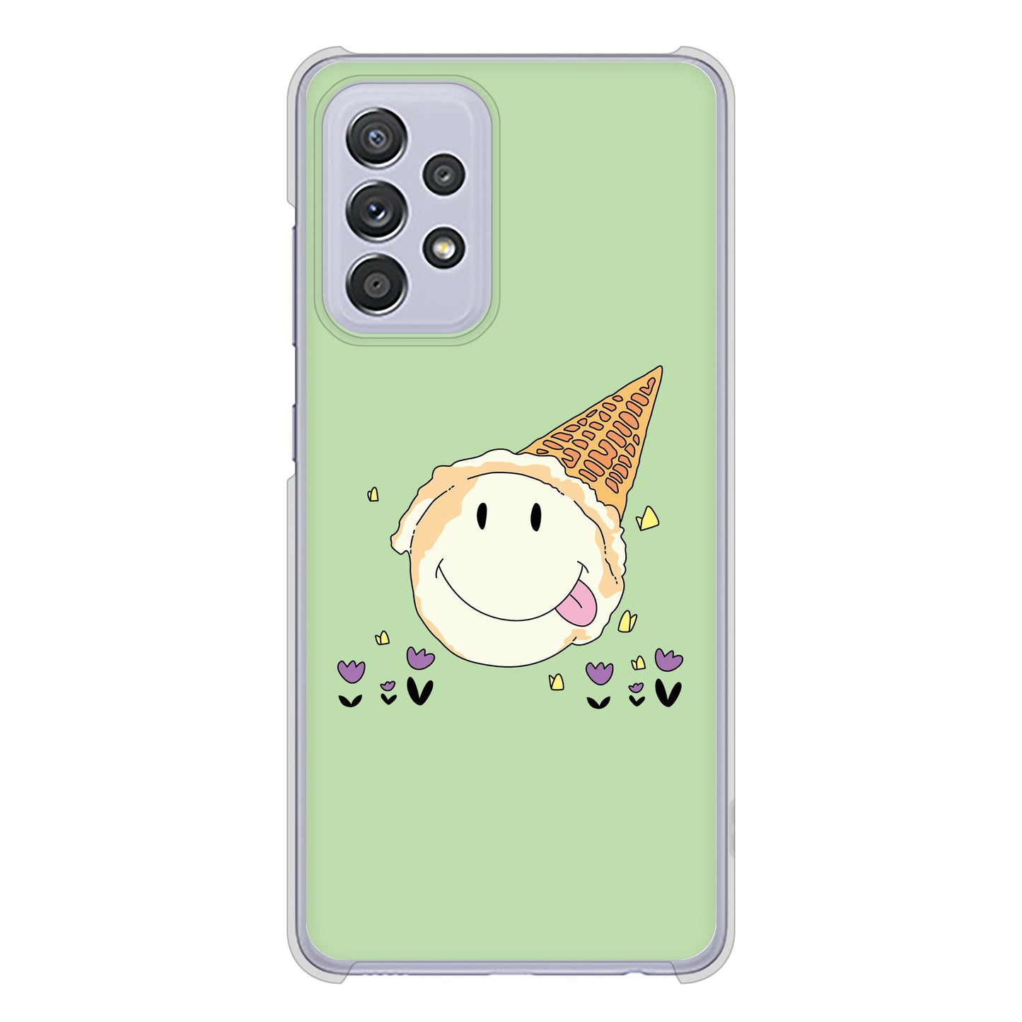 Galaxy A52 5G SC-53B 高画質仕上げ 背面印刷 ハードケース スイーツイラスト