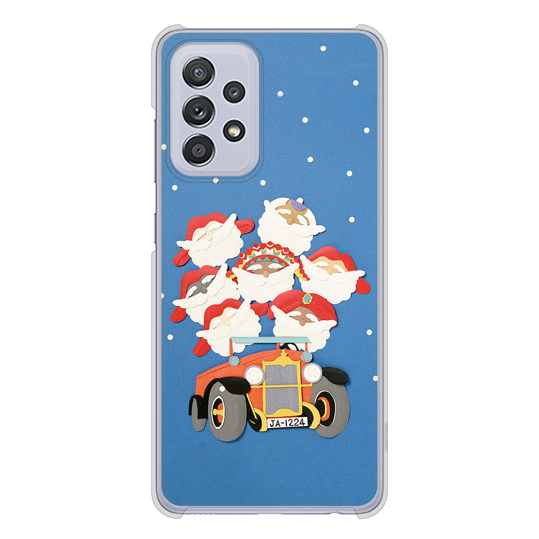 Galaxy A52 5G SC-53B 高画質仕上げ 背面印刷 ハードケース クリスマス