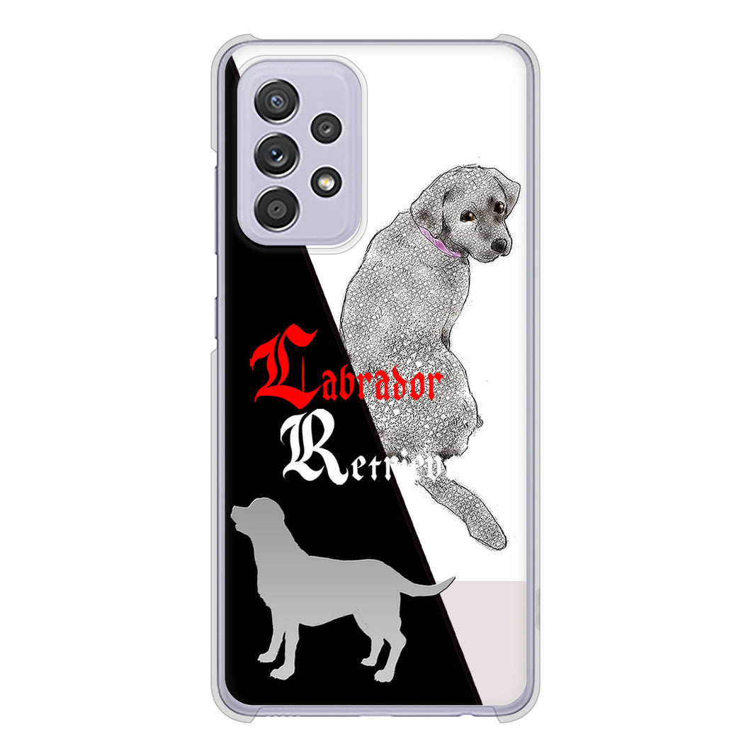Galaxy A52 5G SC-53B 高画質仕上げ 背面印刷 ハードケース ラブラドールレトリバー