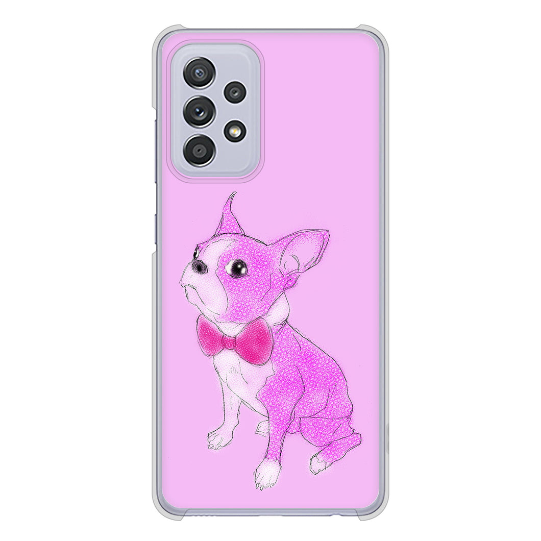 Galaxy A52 5G SC-53B 高画質仕上げ 背面印刷 ハードケース ボストンテリア