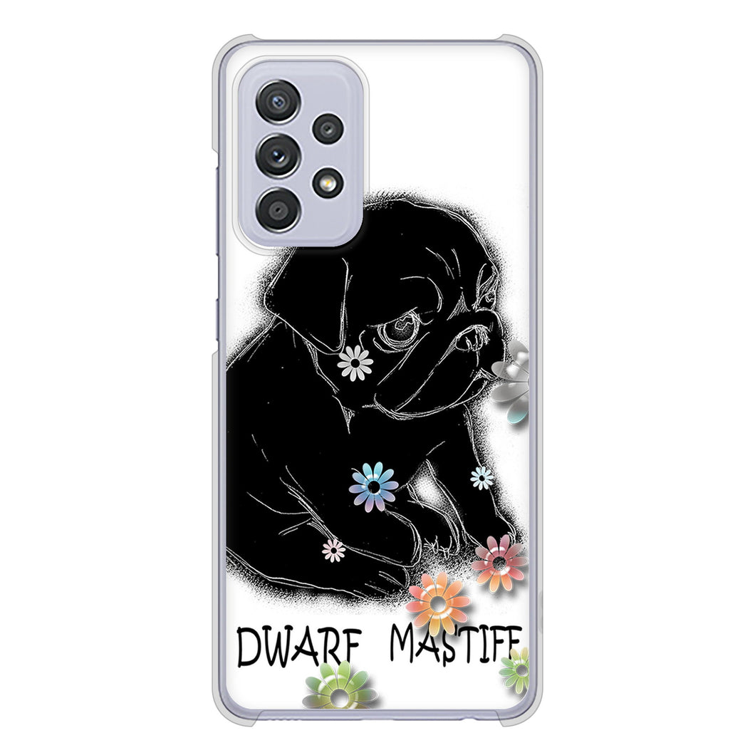 Galaxy A52 5G SC-53B 高画質仕上げ 背面印刷 ハードケース パグ