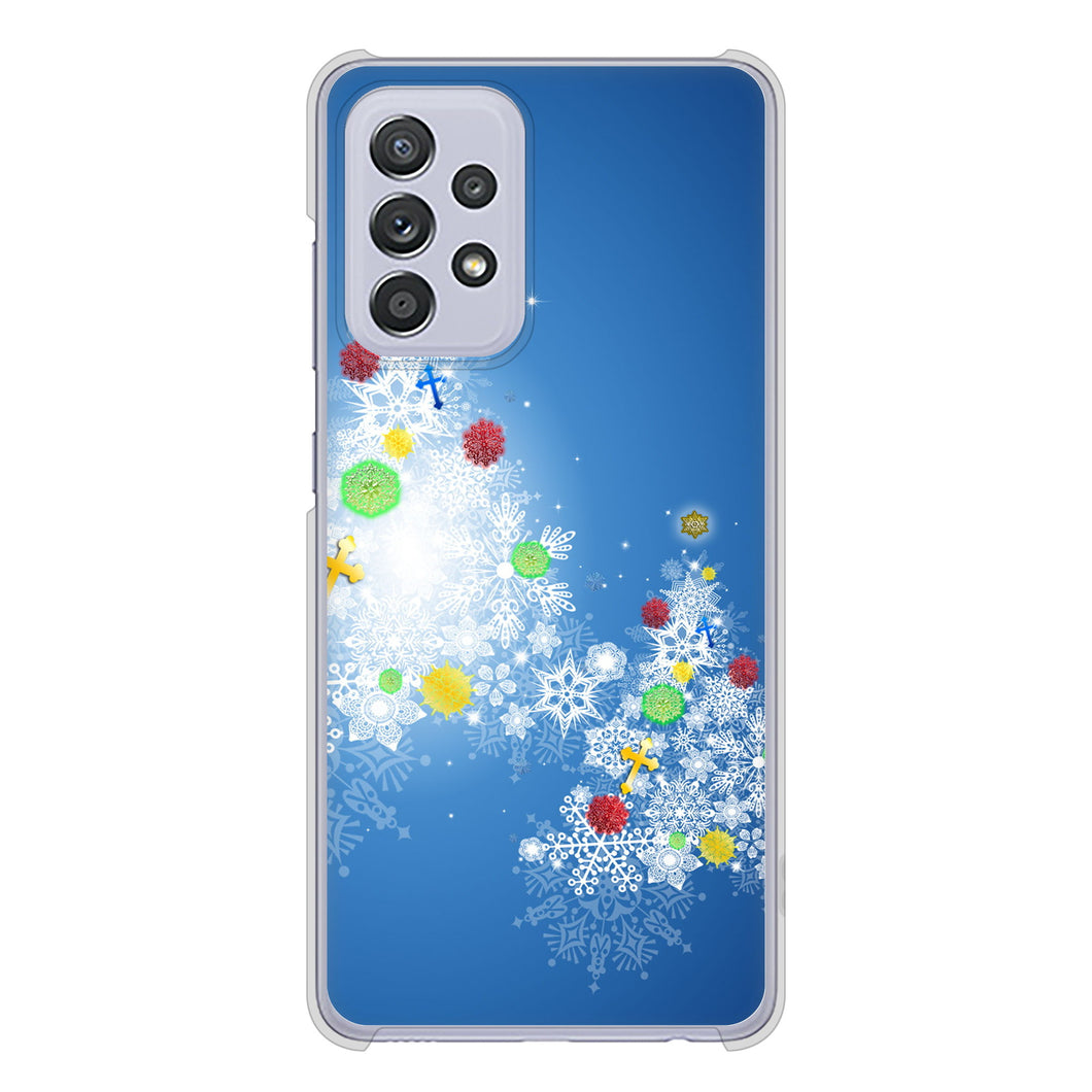 Galaxy A52 5G SC-53B 高画質仕上げ 背面印刷 ハードケース クリスマス