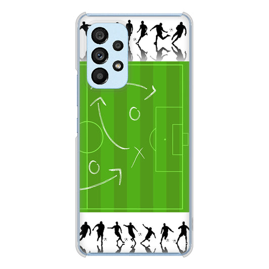 Galaxy A53 5G SC-53C docomo 高画質仕上げ 背面印刷 ハードケース 【304 サッカー戦略ボード】