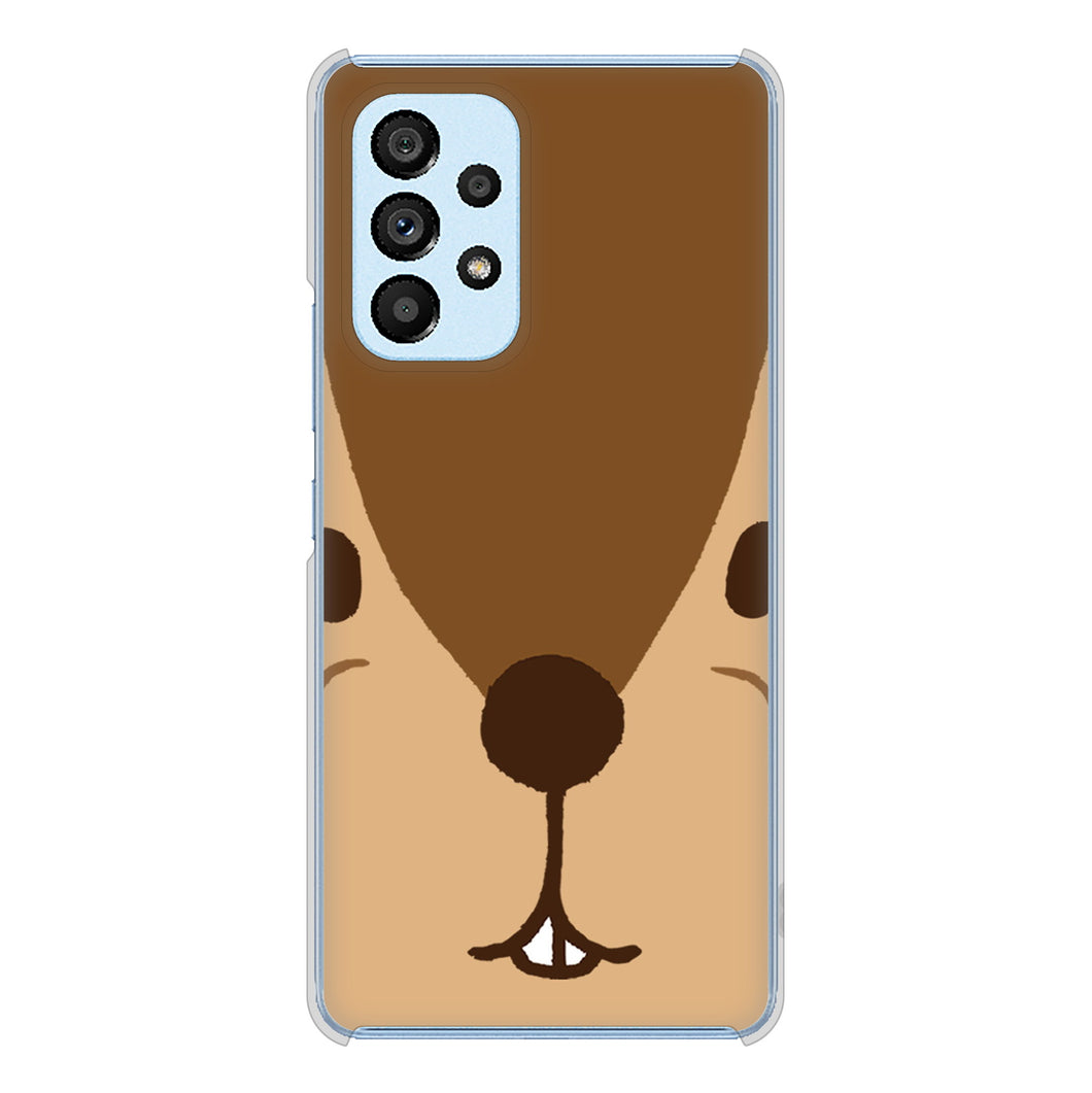 Galaxy A53 5G SC-53C docomo 高画質仕上げ 背面印刷 ハードケース ドアップアニマル