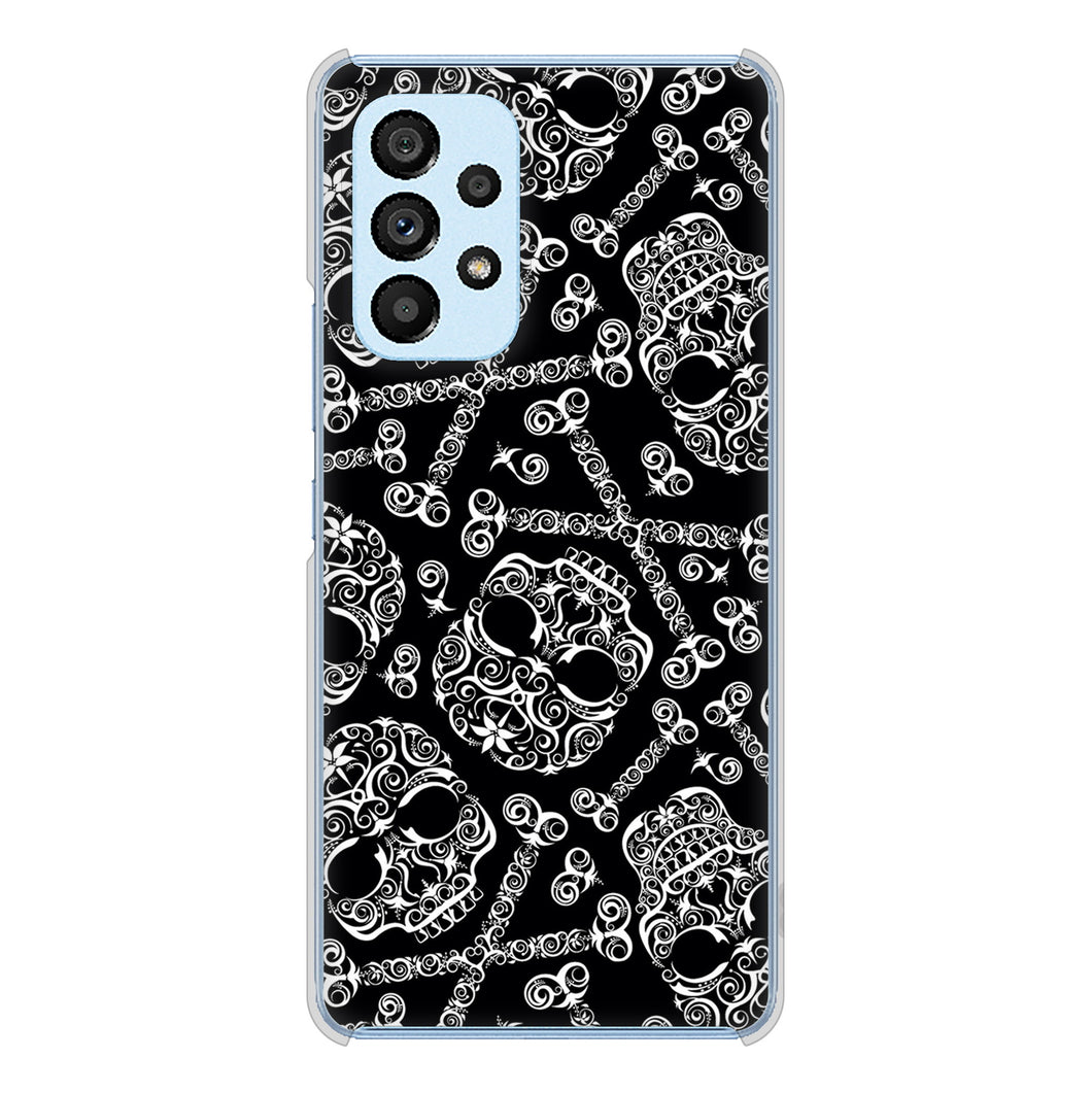 Galaxy A53 5G SC-53C docomo 高画質仕上げ 背面印刷 ハードケース 【363 ドクロの刺青】