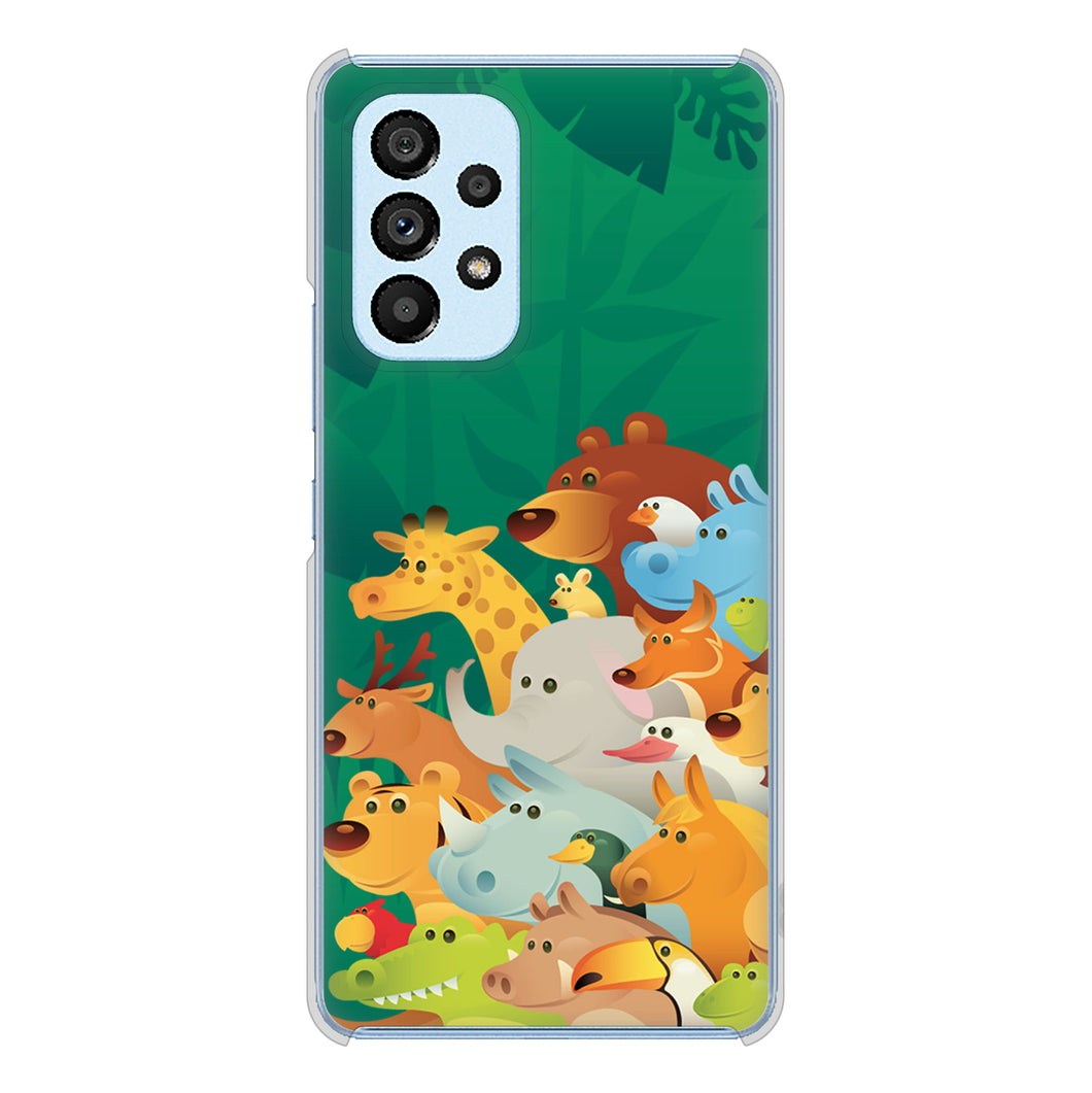 Galaxy A53 5G SC-53C docomo 高画質仕上げ 背面印刷 ハードケース 【370 全員集合】