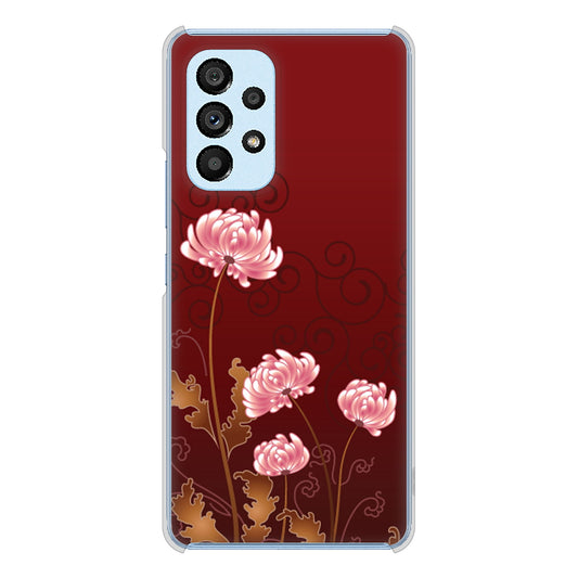 Galaxy A53 5G SC-53C docomo 高画質仕上げ 背面印刷 ハードケース 【375 優美な菊】