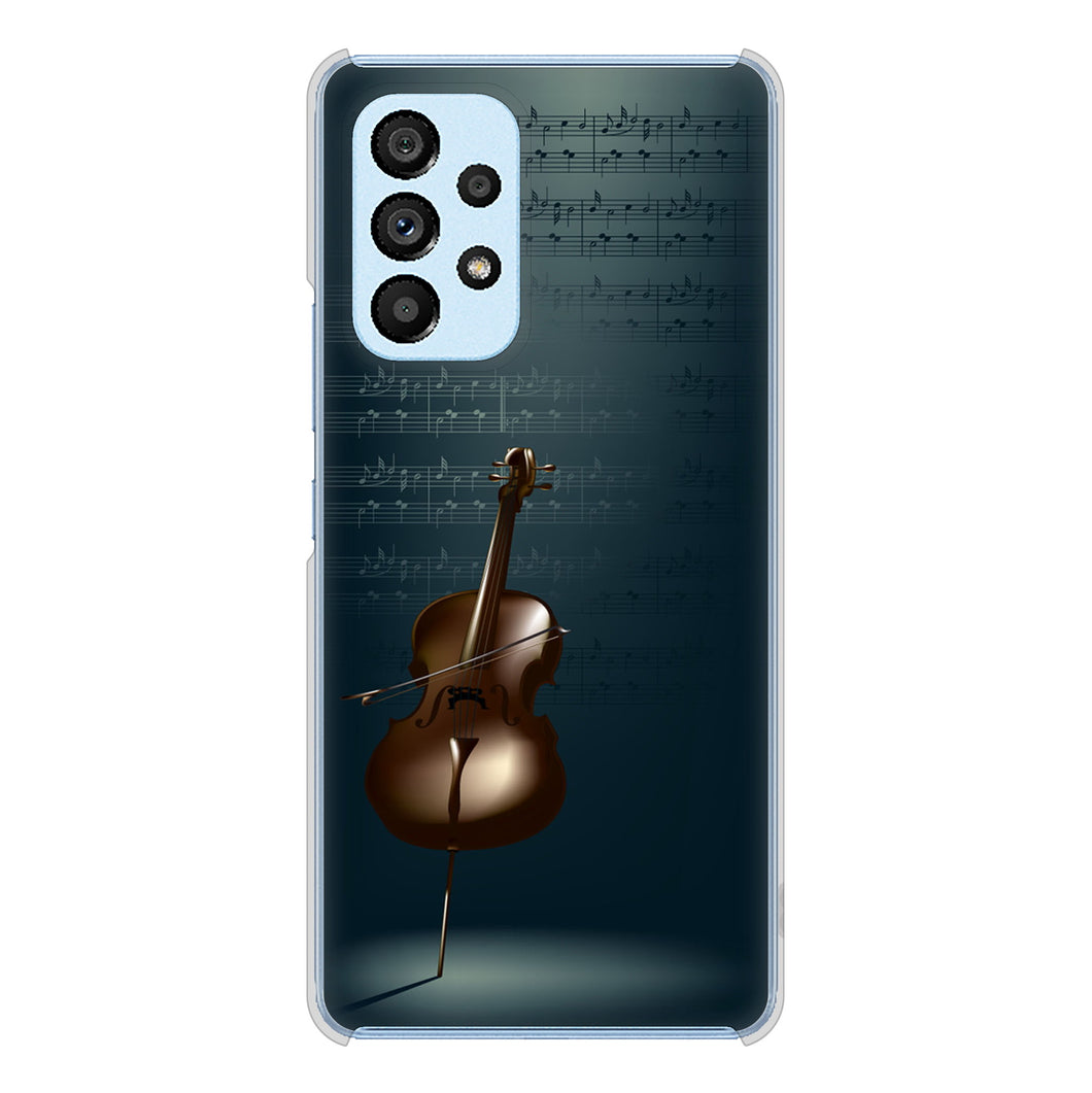 Galaxy A53 5G SC-53C docomo 高画質仕上げ 背面印刷 ハードケース 【441 楽譜】