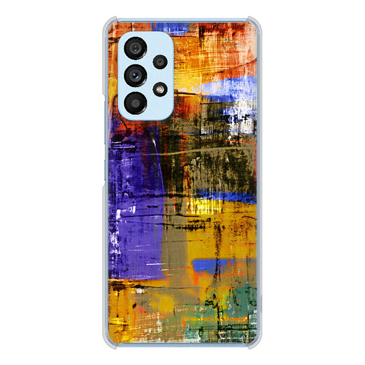 Galaxy A53 5G SC-53C docomo 高画質仕上げ 背面印刷 ハードケース 【609 クラッシュアートBL】