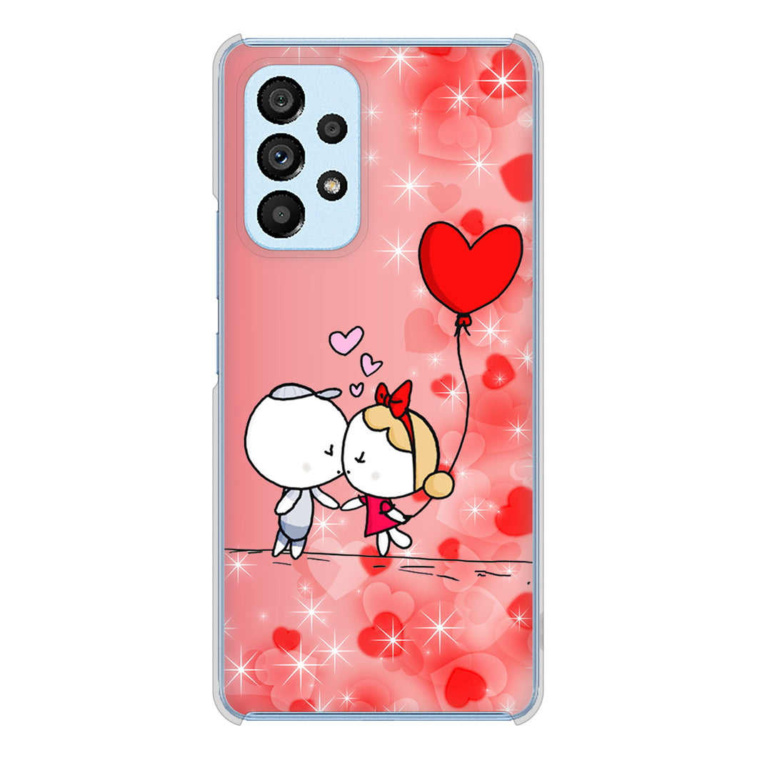 Galaxy A53 5G SC-53C docomo 高画質仕上げ 背面印刷 ハードケース カップル