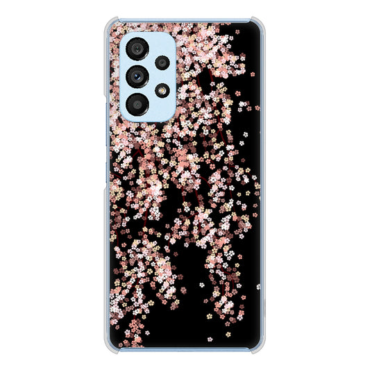 Galaxy A53 5G SC-53C docomo 高画質仕上げ 背面印刷 ハードケース 【1244 しだれ桜】