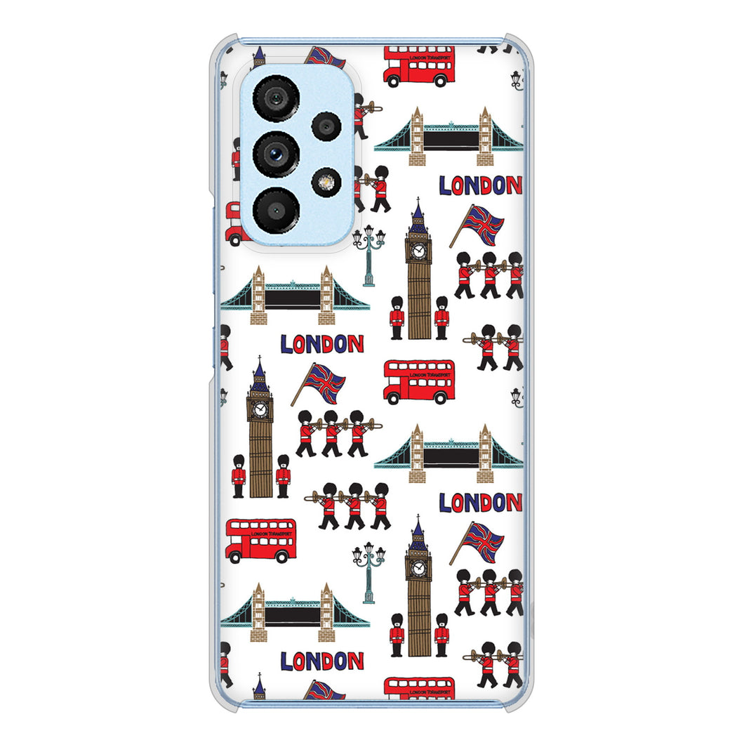 Galaxy A53 5G SC-53C docomo 高画質仕上げ 背面印刷 ハードケース 【EK811 ロンドンの街】