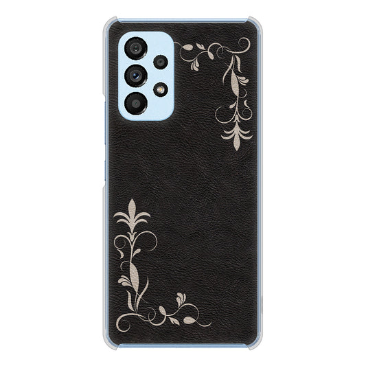 Galaxy A53 5G SC-53C docomo 高画質仕上げ 背面印刷 ハードケース 【EK825 レザー風グラスフレーム】