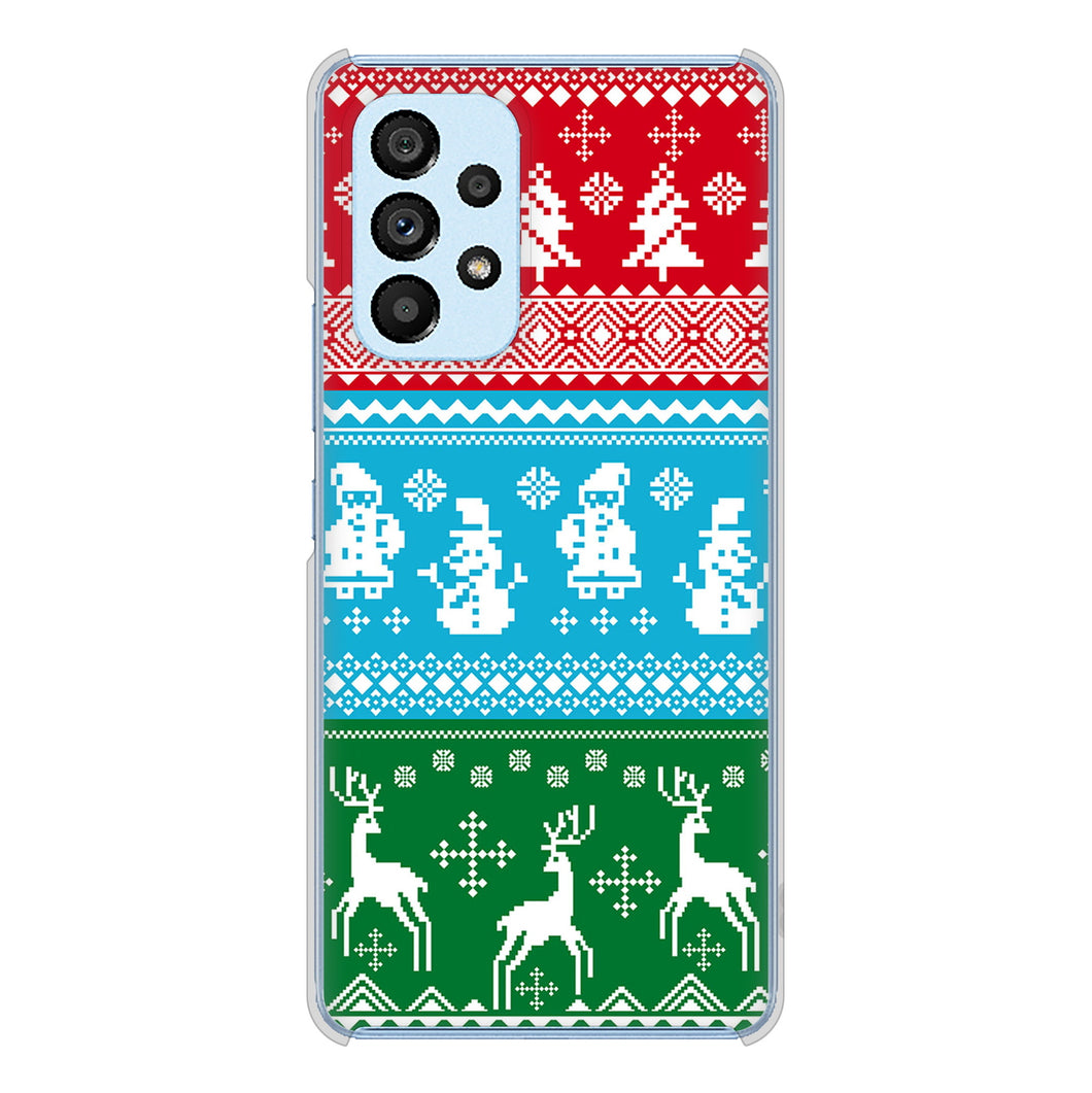 Galaxy A53 5G SC-53C docomo 高画質仕上げ 背面印刷 ハードケース クリスマス