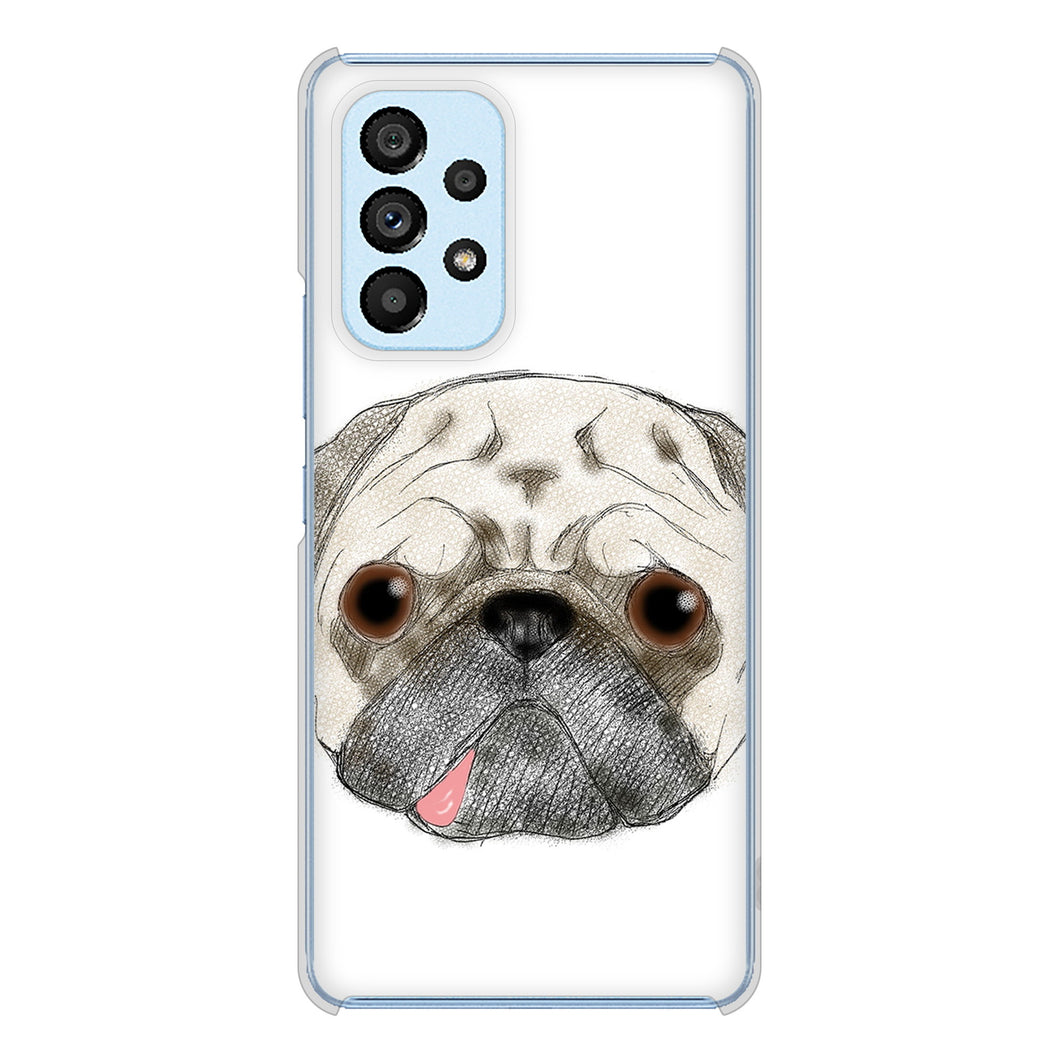 Galaxy A53 5G SC-53C docomo 高画質仕上げ 背面印刷 ハードケース パグ