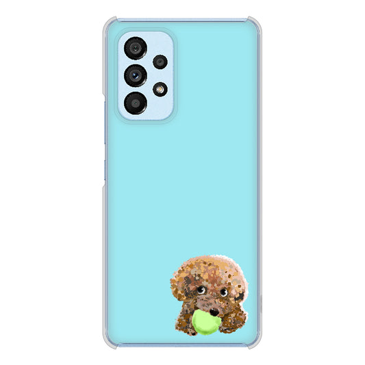 Galaxy A53 5G SC-53C docomo 高画質仕上げ 背面印刷 ハードケース トイプードル&ボール