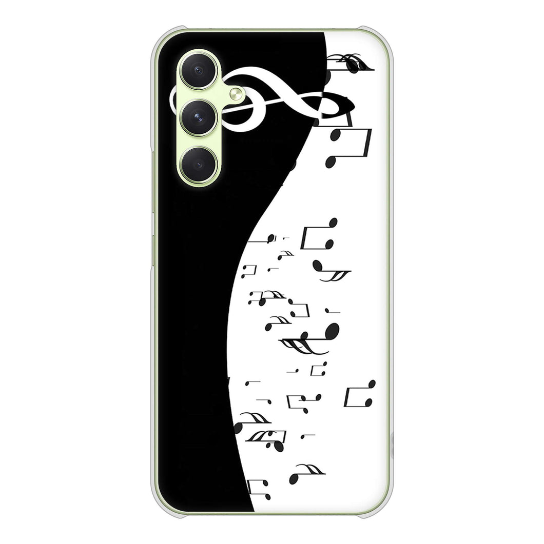 Galaxy A54 5G SC-53D docomo 高画質仕上げ 背面印刷 ハードケース音符