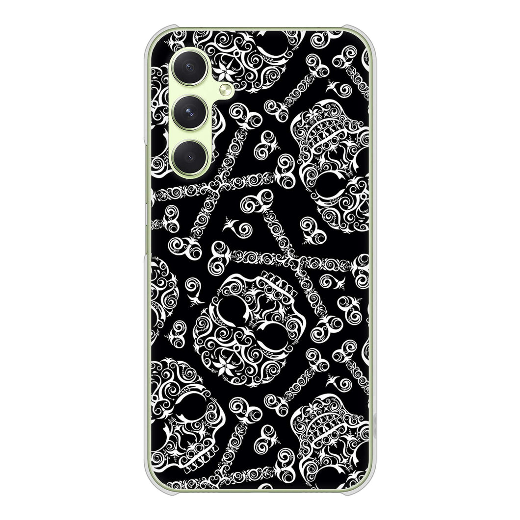 Galaxy A54 5G SC-53D docomo 高画質仕上げ 背面印刷 ハードケース 【363 ドクロの刺青】