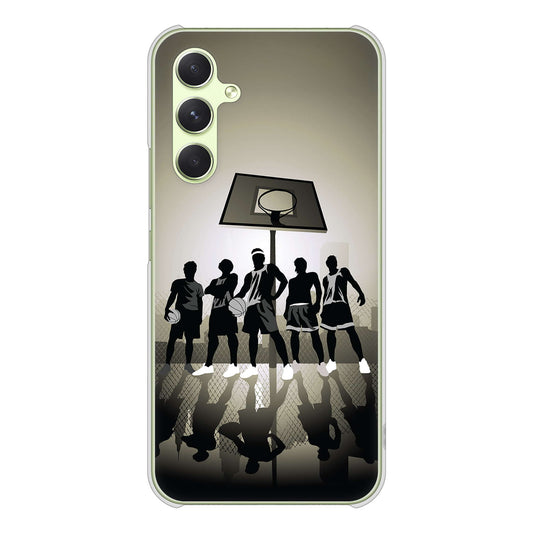 Galaxy A54 5G SC-53D docomo 高画質仕上げ 背面印刷 ハードケース 【389 クールバスケ】