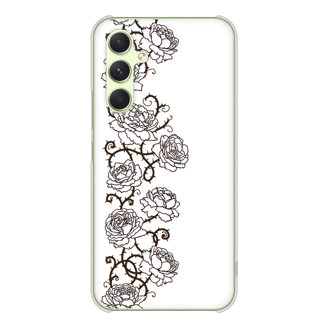 Galaxy A54 5G SC-53D docomo 高画質仕上げ 背面印刷 ハードケース 【467 イバラ】