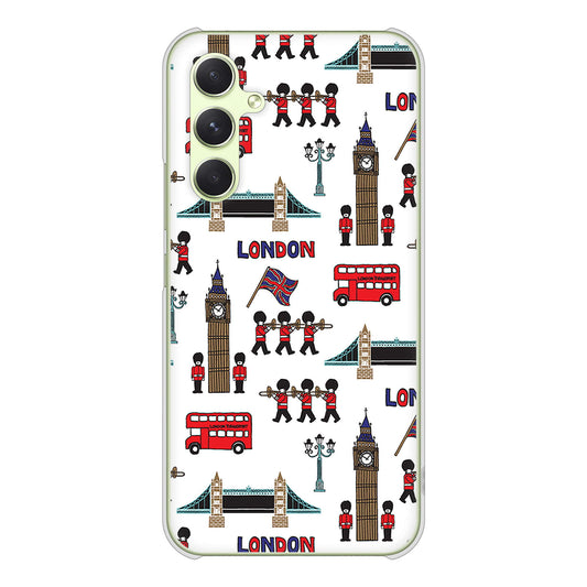 Galaxy A54 5G SC-53D docomo 高画質仕上げ 背面印刷 ハードケース 【EK811 ロンドンの街】