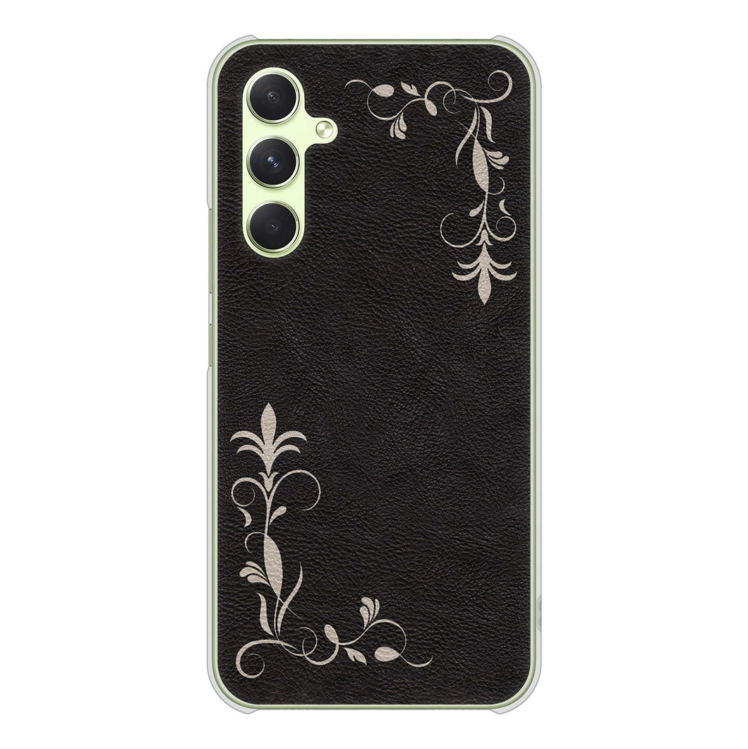 Galaxy A54 5G SC-53D docomo 高画質仕上げ 背面印刷 ハードケース 【EK825 レザー風グラスフレーム】