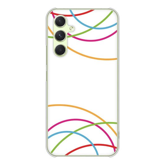 Galaxy A54 5G SC-53D docomo 高画質仕上げ 背面印刷 ハードケース 【IB912 重なり合う曲線】