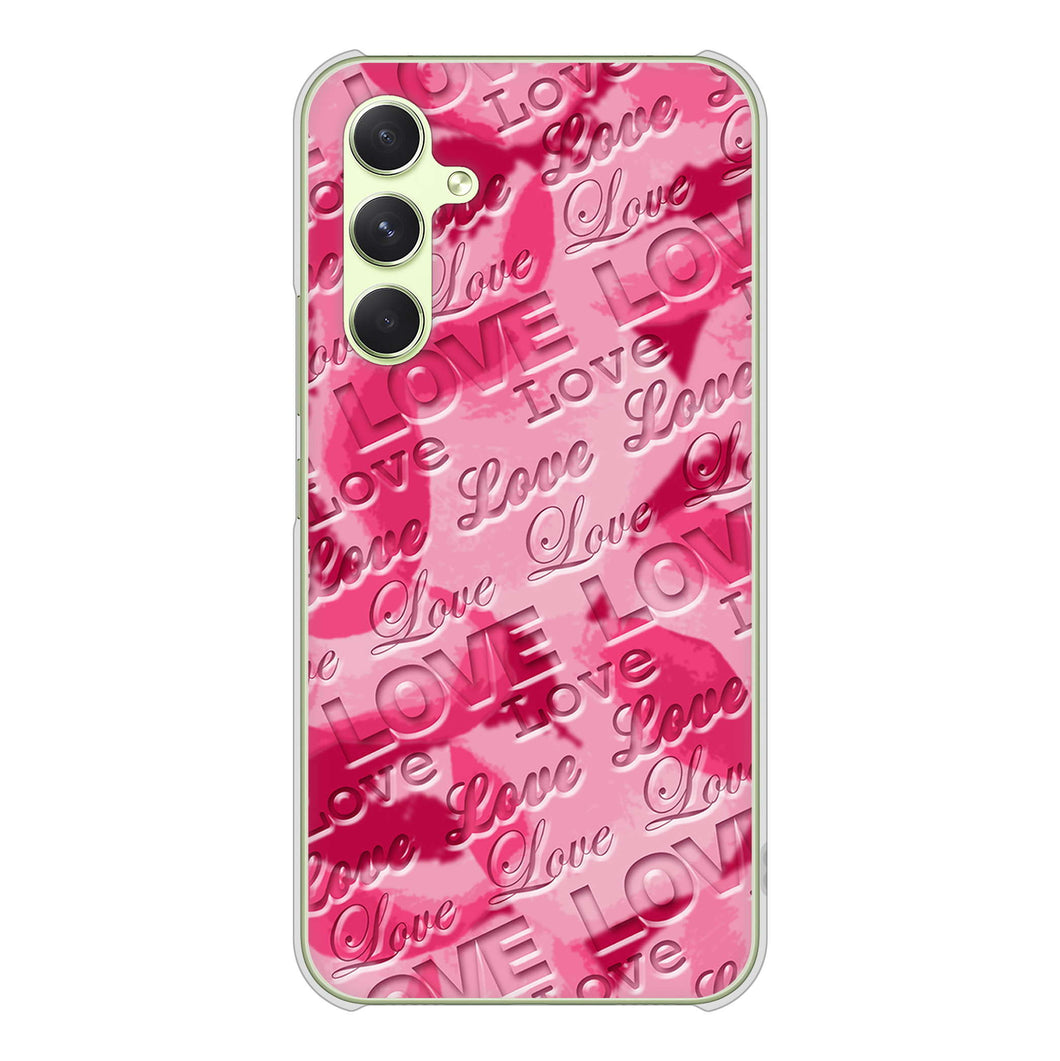 Galaxy A54 5G SC-53D docomo 高画質仕上げ 背面印刷 ハードケースフラワーヴェルニ