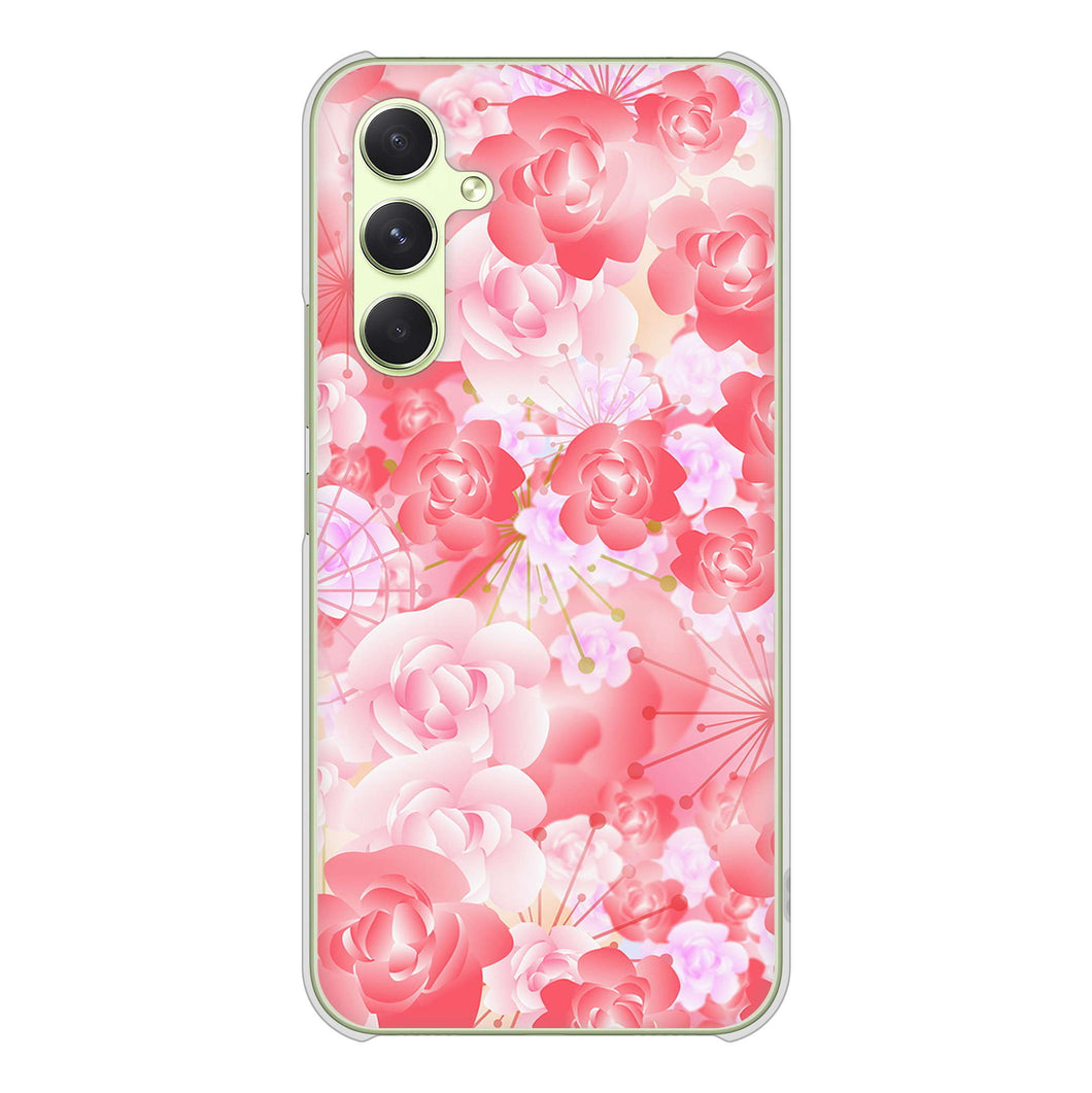 Galaxy A54 5G SC-53D docomo 高画質仕上げ 背面印刷 ハードケース 【VA817 はんなり色の華】