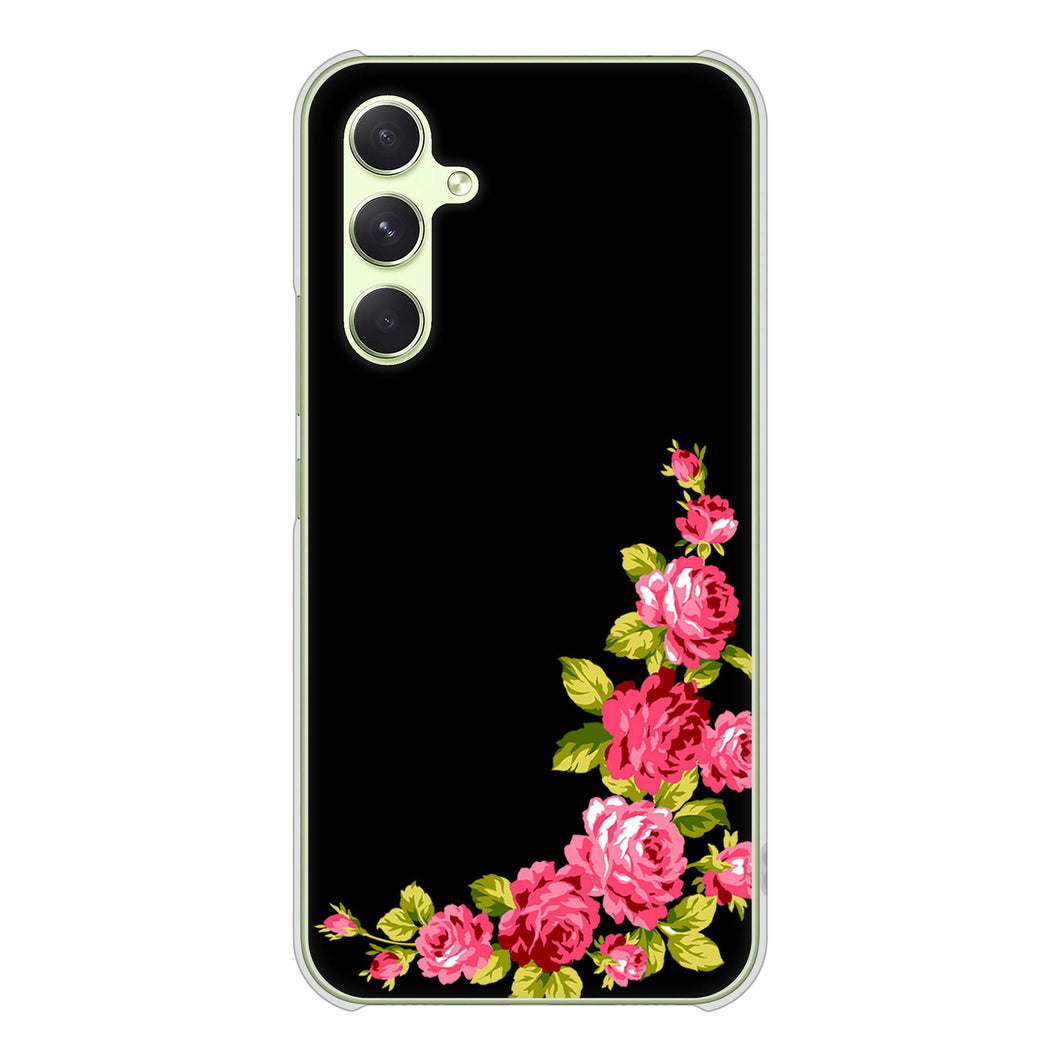 Galaxy A54 5G SC-53D docomo 高画質仕上げ 背面印刷 ハードケースロマンチックなバラ